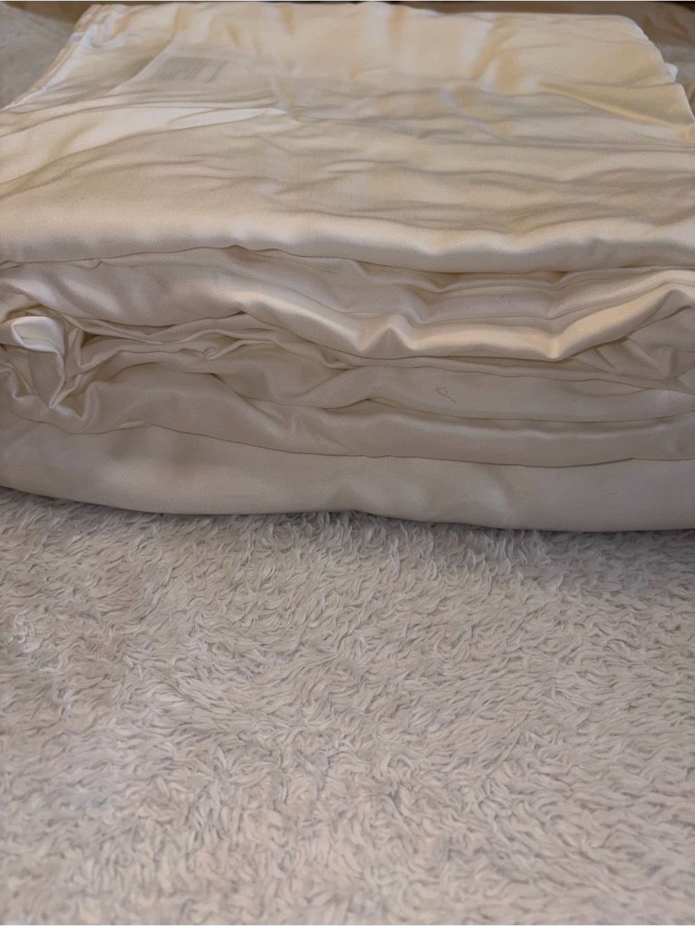 Quince White Sleep Bamboo Sheet Set - Picture 4 of 8